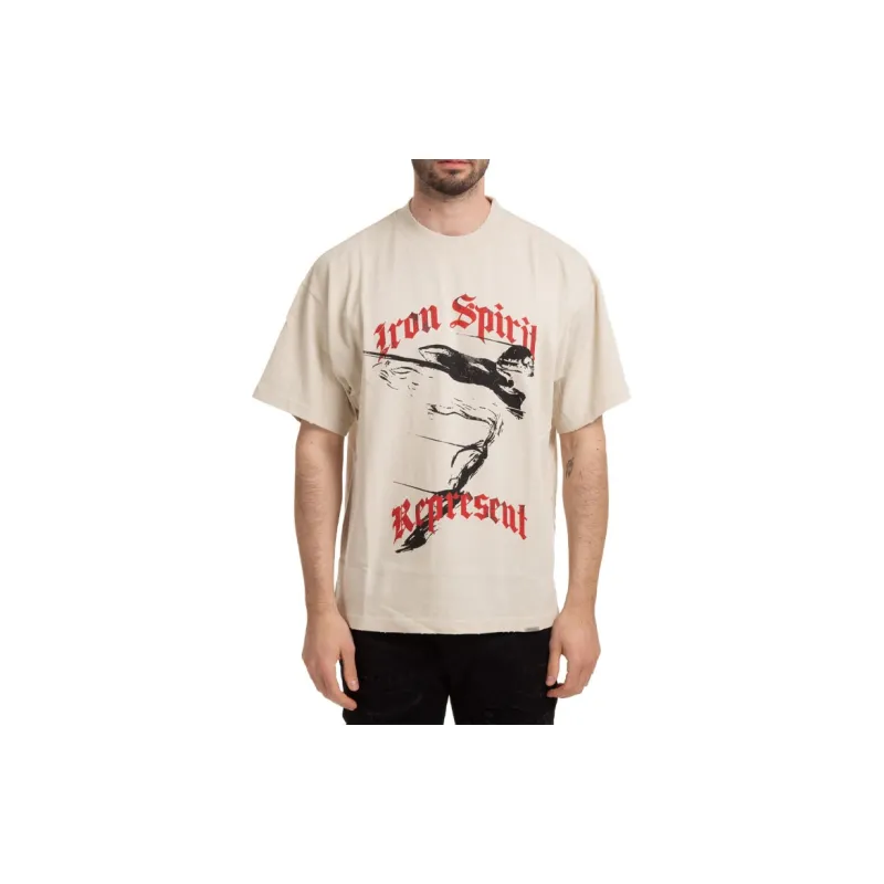 REPRESENT T-Shirts Men Beige-2