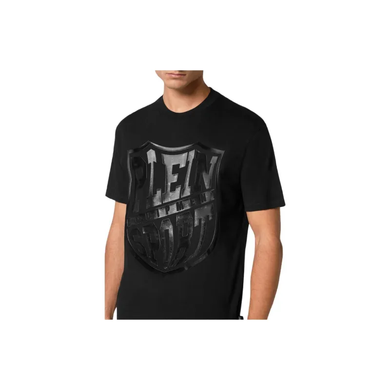 PLEIN SPORT Logo print Cotton T shirt-3