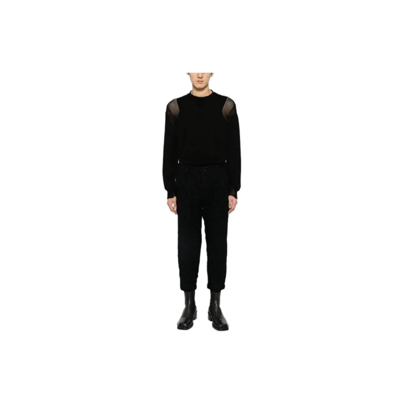 CDG Casual Pants Men Black-2