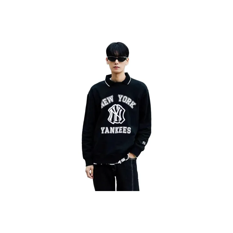 MLB New York Yankees Sweatshirt Unisex Black-5