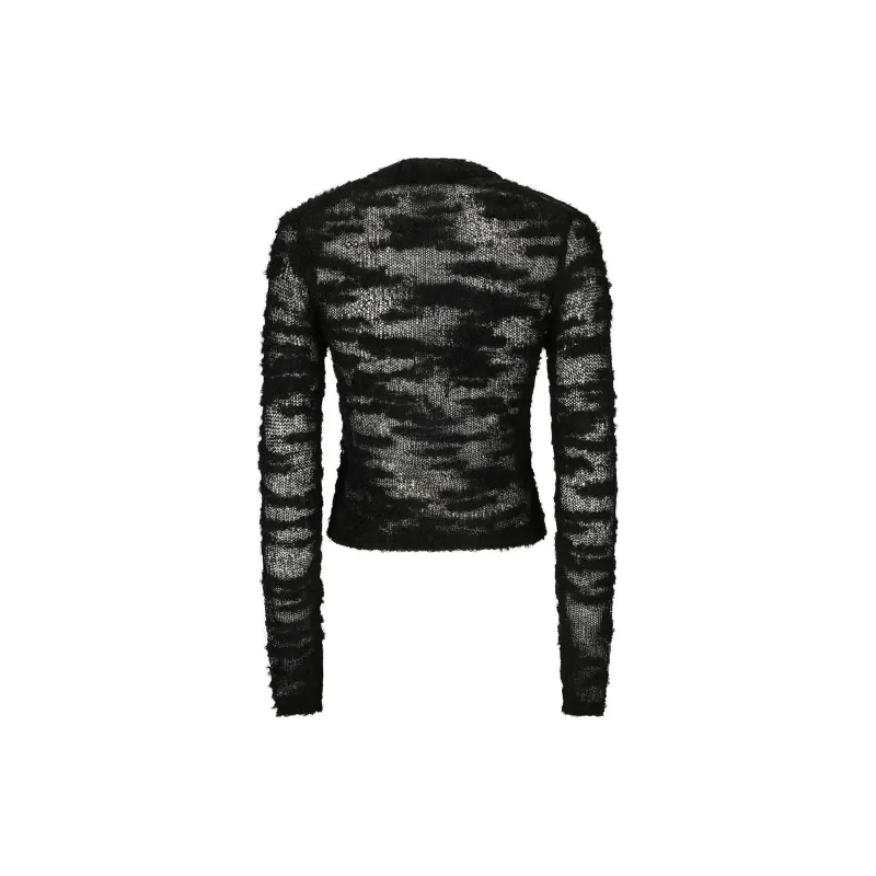 GANNI V Neck Knitted Cardigan-1