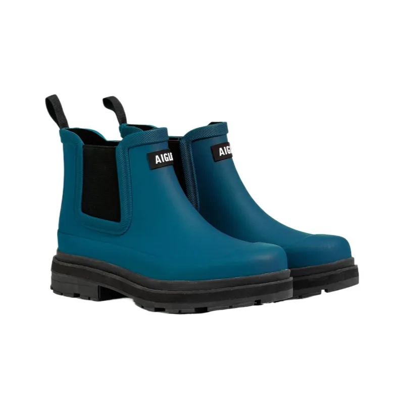 AIGLE Ankle Boots Women's Blue-3