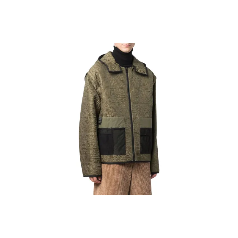 FENDI Jackets Men Green-2