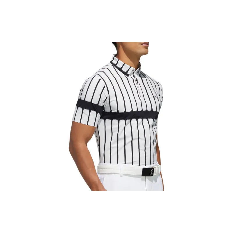 Adidas Polo Shirt Men's Black White-4