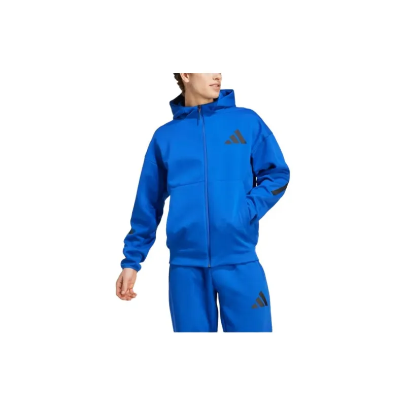 Adidas Free Shipping With AdiClub Z.N.E. Full Zip Hooded Track Jacket-2