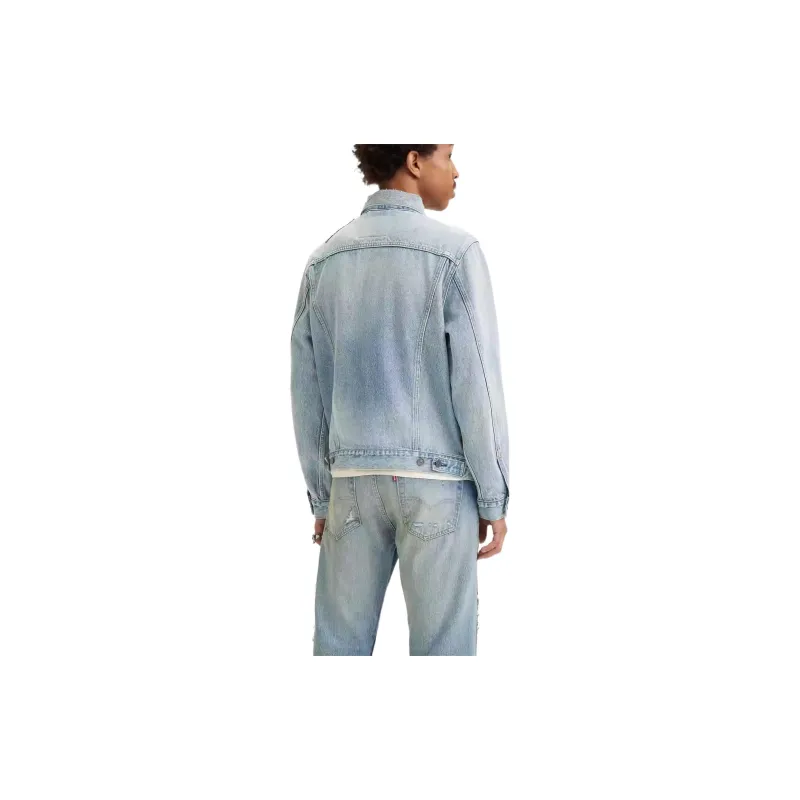 Levis Denim Jackets Men Blue-2
