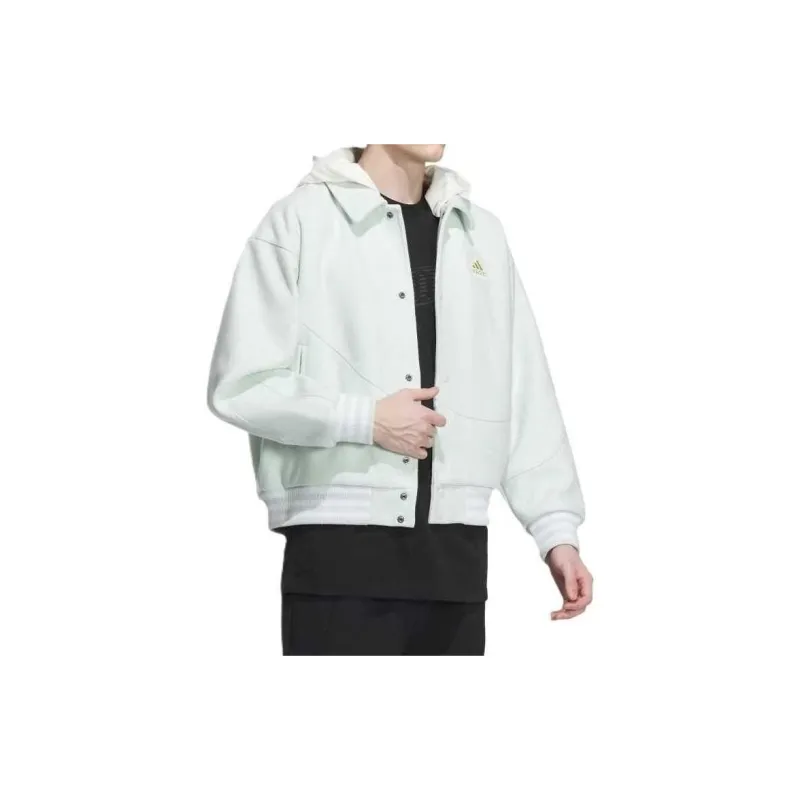 Adidas Baseball Jacket Men's Light Green-2