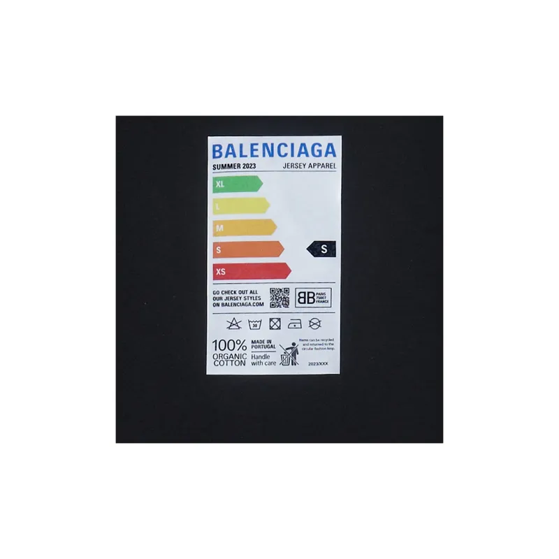 Balenciaga SS23 T Shirt Regular Fit Men's Black-3