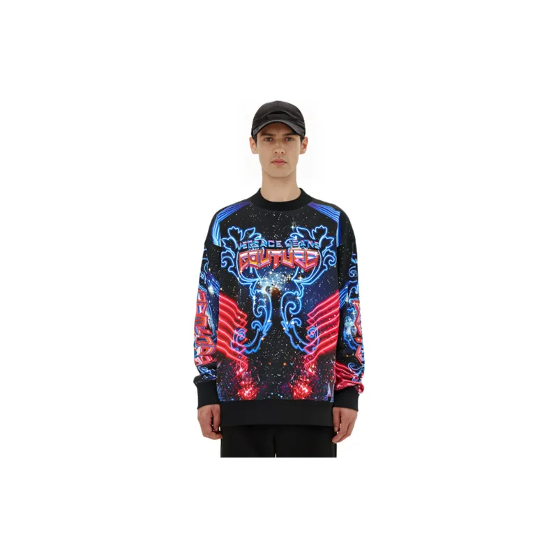 VERSACE JEANS COUTURE FW22 Sweatshirt Men's Black-7