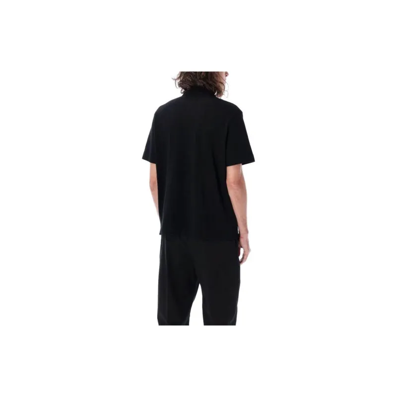 PALM ANGELS Sartorial Tape Short Sleeved Polo Shirt-2