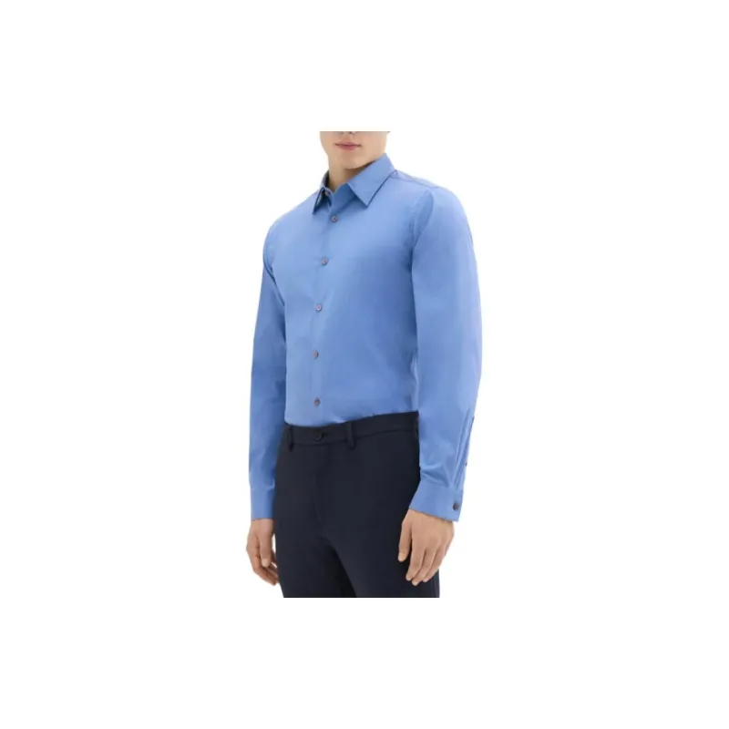 THEORY Shirts Men Powder Blue-3