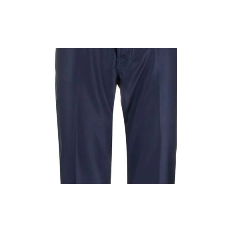 Corneliani Logo embroidered Virgin Wool Trousers-4
