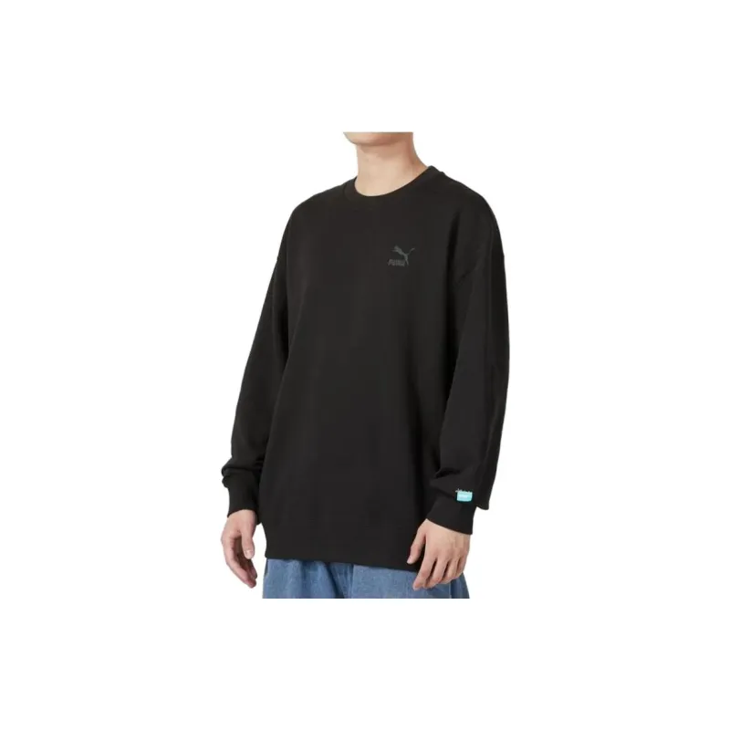 PUMA Sweatshirts Men Black-4