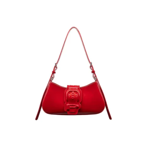 PIECEOFGROUND Shoulder Bags Jelly Red