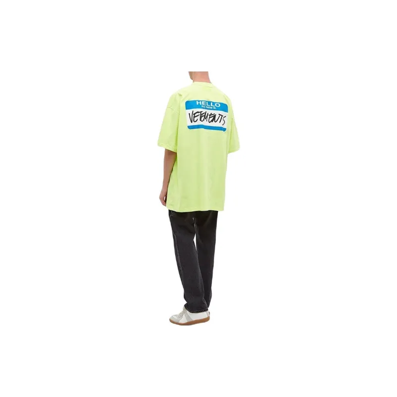 Vetements My Name Is T Shirt-1