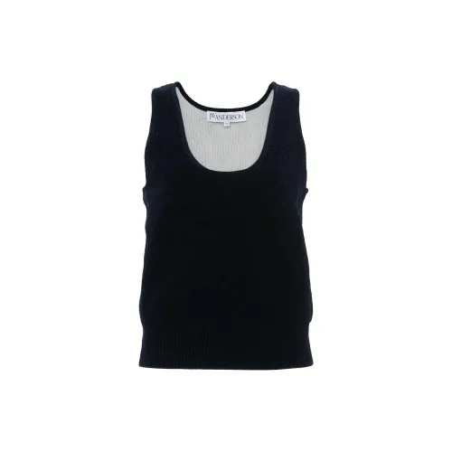 JW Anderson Tank Tops Women's Navy