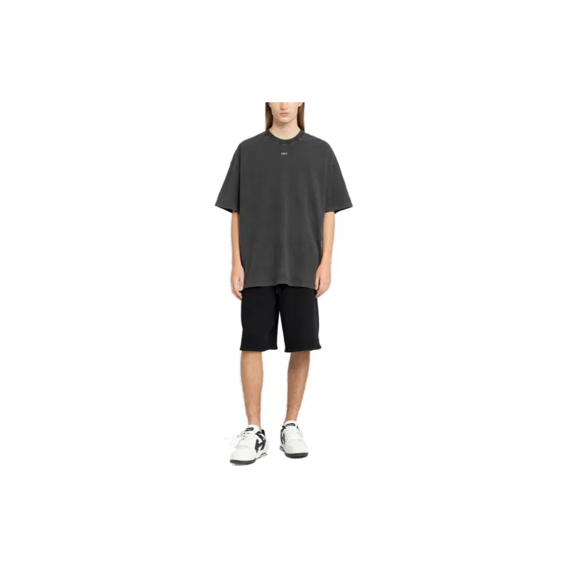 OFF WHITE Caravaggio Painting Print Cotton T Shirt-4