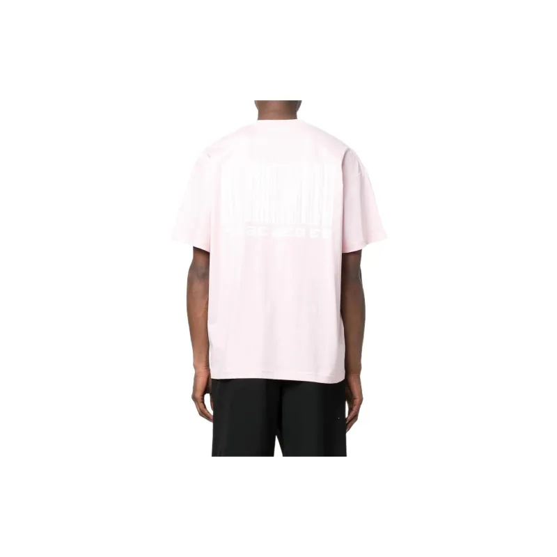 Vetements T-Shirts Men Pink-2
