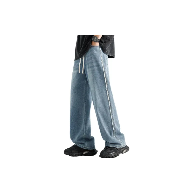 Tonlion Jeans Men Blue Gray-3