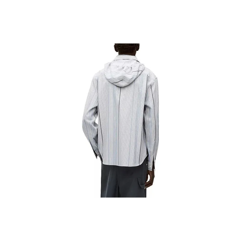 LOEWE Jacquard Hooded Shirt-2