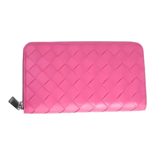 Bottega Veneta Lambskin Wallet Women's Pink