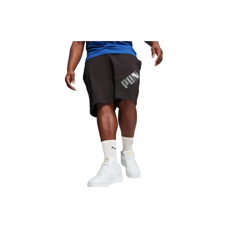 PUMA Power Graphic 9 Casual Shorts Men's Black-3