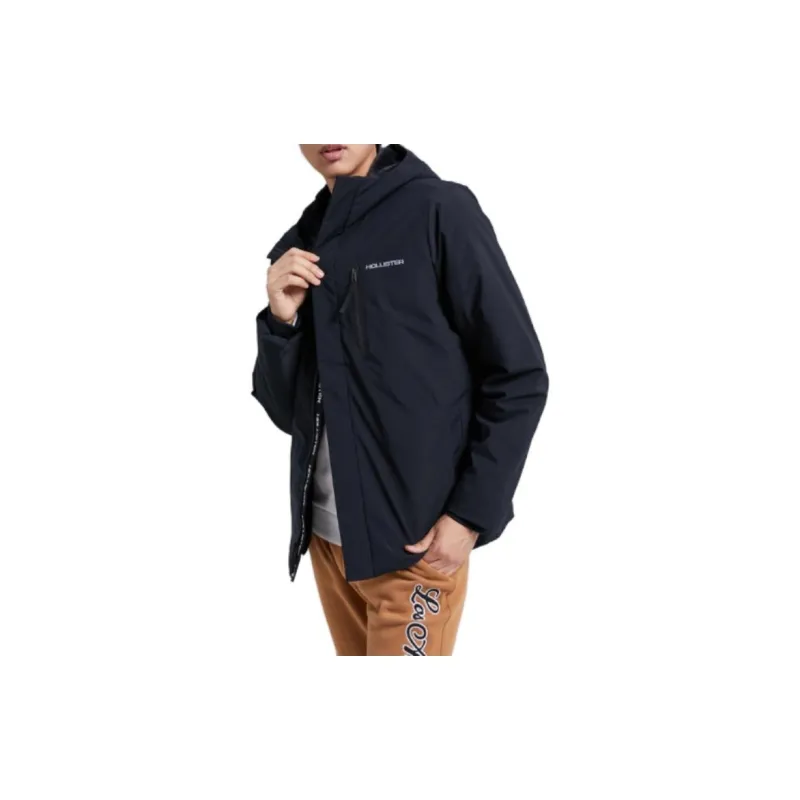 Hollister Jackets Men Black-2