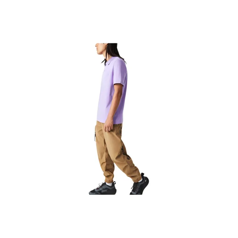 LACOSTE Polo Shirt Men's Purple-4