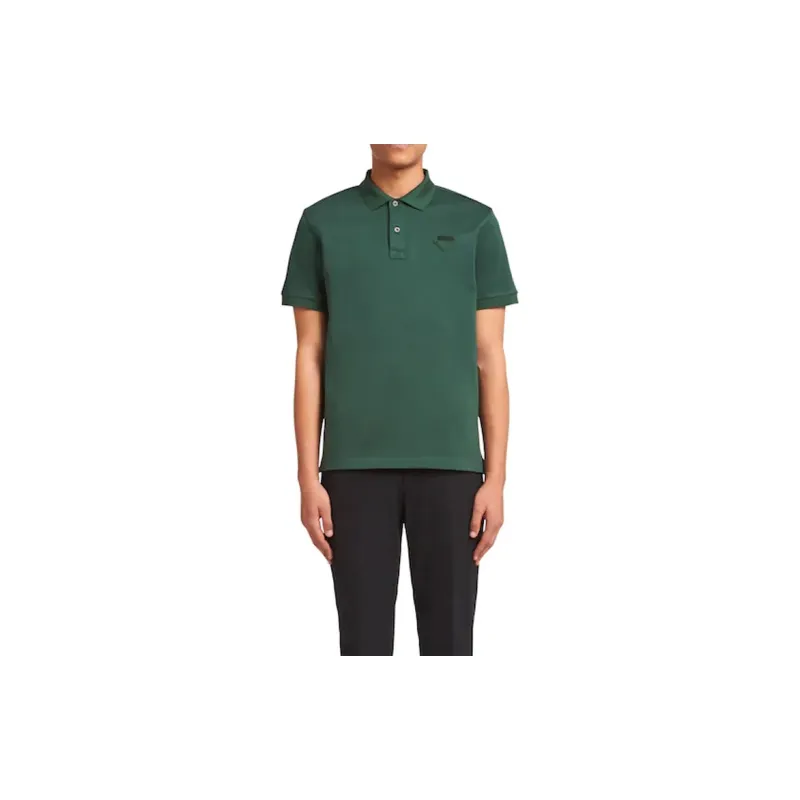 PRADA Polo Shirts Men Green-1