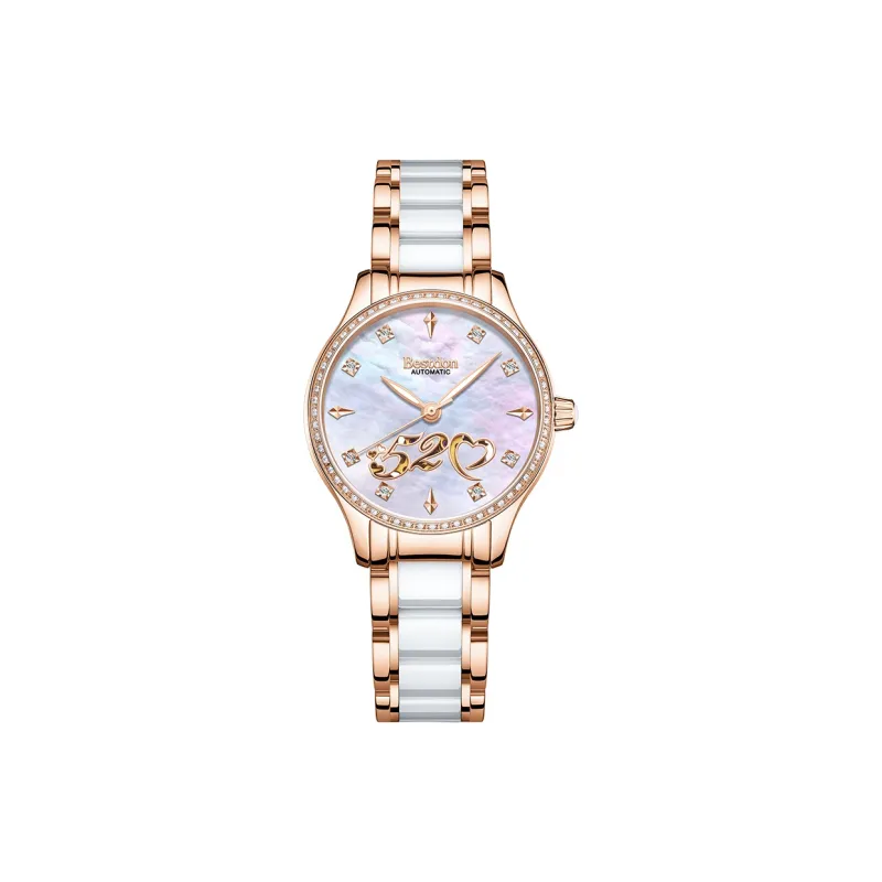 Bestdon Automatic Mechanical Movement Watch Women's Watch Mother-of-Pearl Color Watch Dial-16