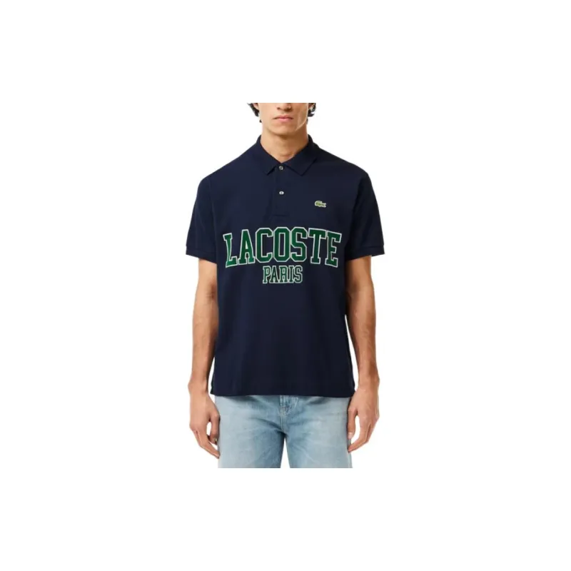 LACOSTE Polo Shirt Men's Marine Blue-1