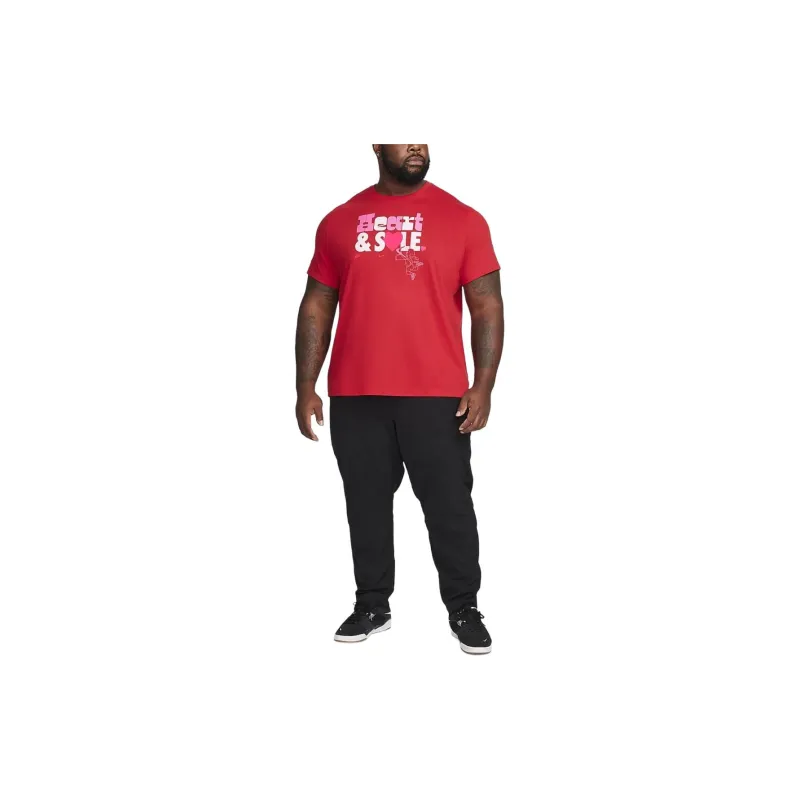 Nike Sportswear T Shirt T Shirt Men's University Red-3