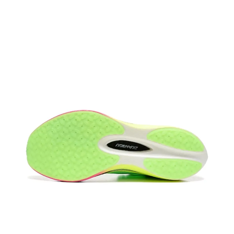 DUANGOU Running Shoes Unisex Low Top Neon Green/Black Pink/Mismatched Color-7