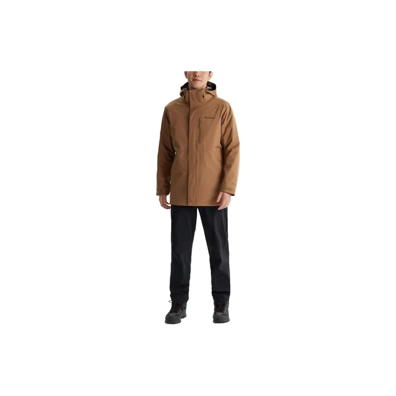Columbia Omni Heat FW24 Waterproof And Windproof Windbreaker Jacket Men Umber-3