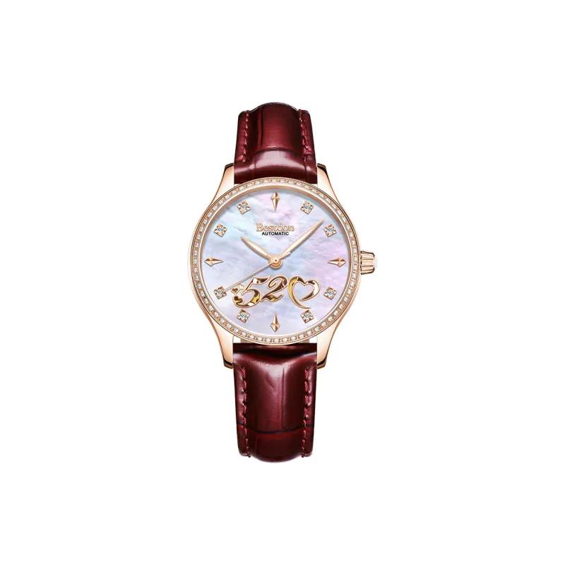Bestdon Automatic Mechanical Movement Watch Women's Watch Mother-of-Pearl Color Watch Dial-10
