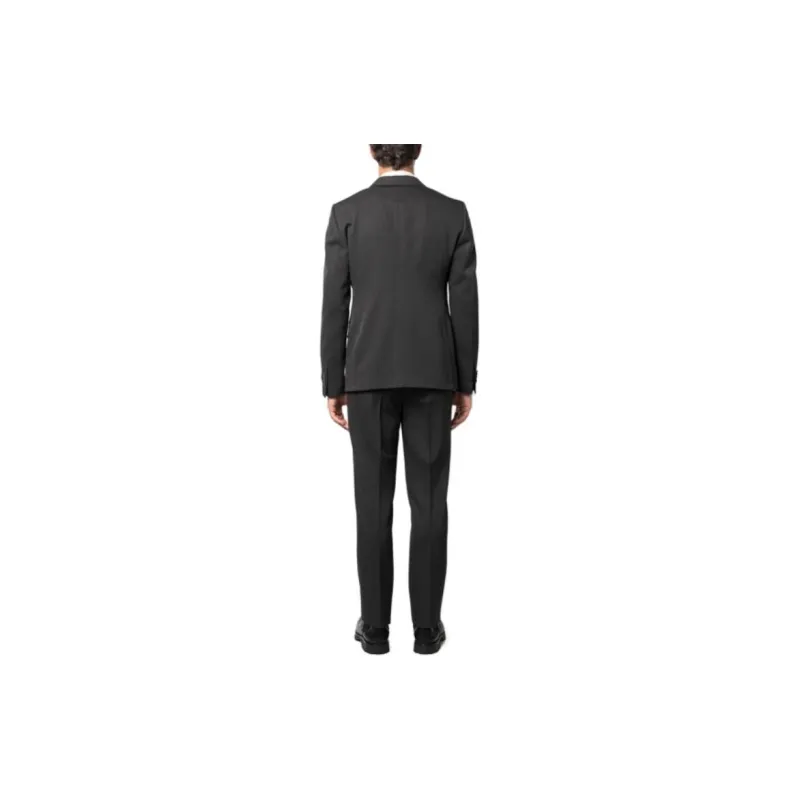 Valentino Business Suits Men Black-2