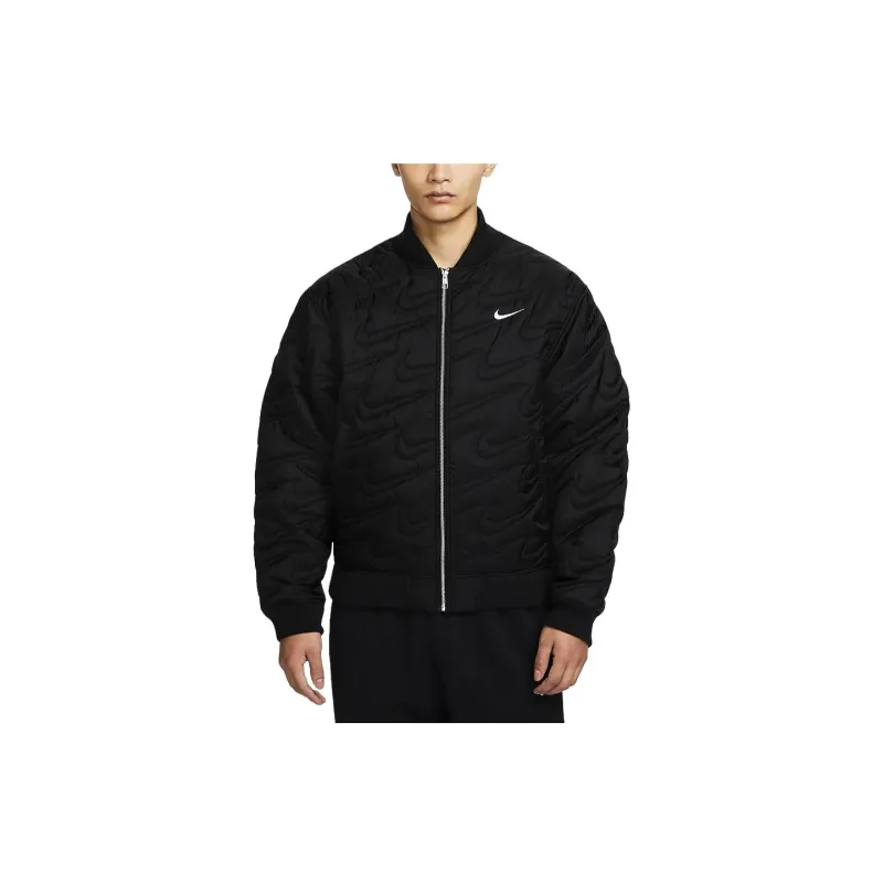 Nike Sportswear Swoosh Jackets Coats Men's Black-2