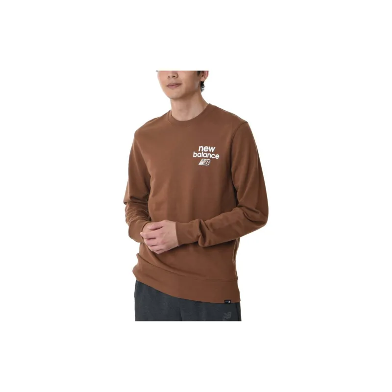 New Balance Sweatshirt Men's Brown-2