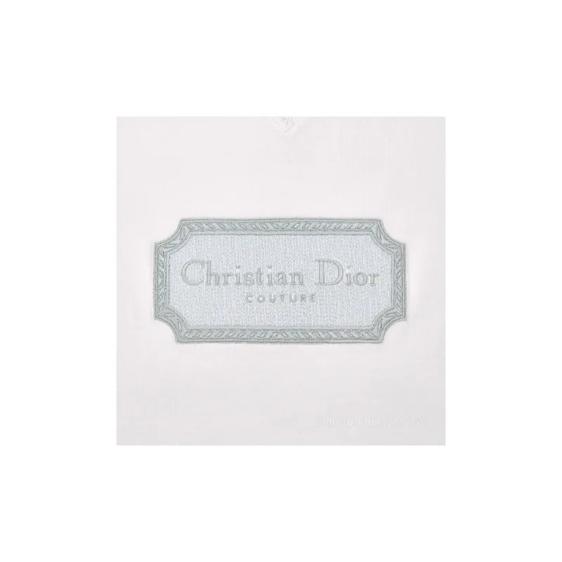 DIOR SS22 Drop Shoulder Sleeve T Shirt Men's White-4