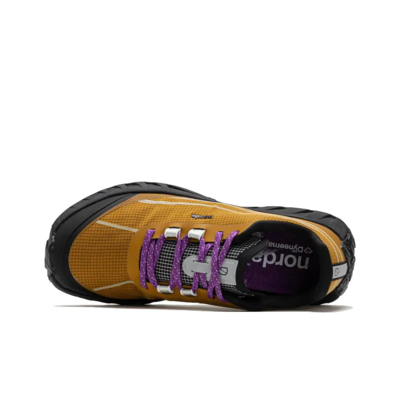 NORDA 002 Anti Slip Wear Resistant Low Top Running Shoes Men's Brown Black-2