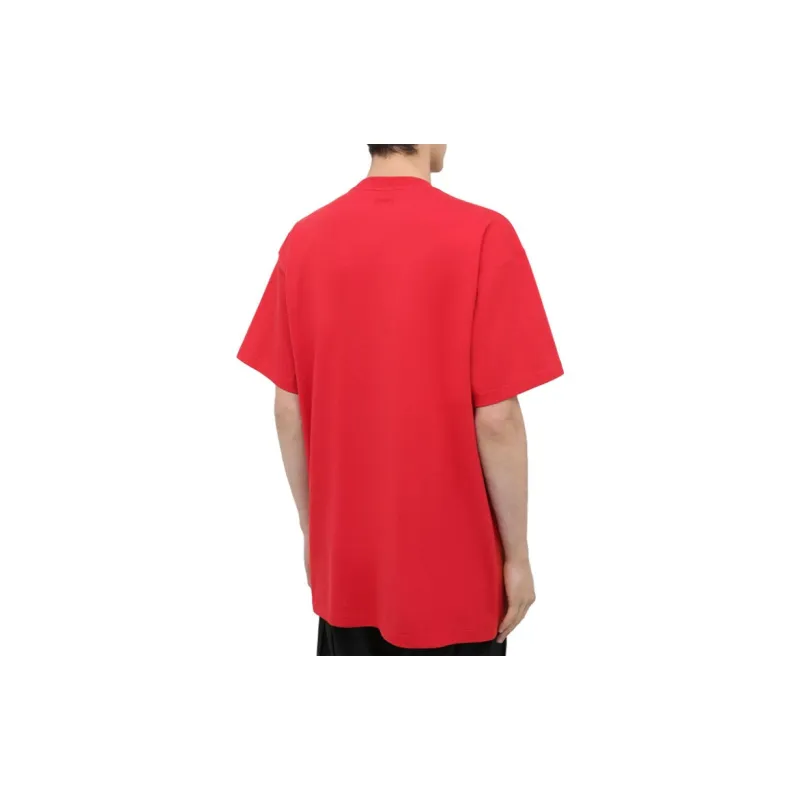 Vetements T-Shirts Unisex Red-5