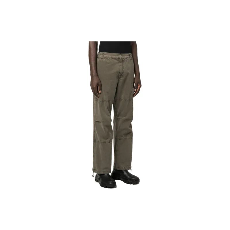 MOSCHINO Logo Patch Wide Leg Trousers-3