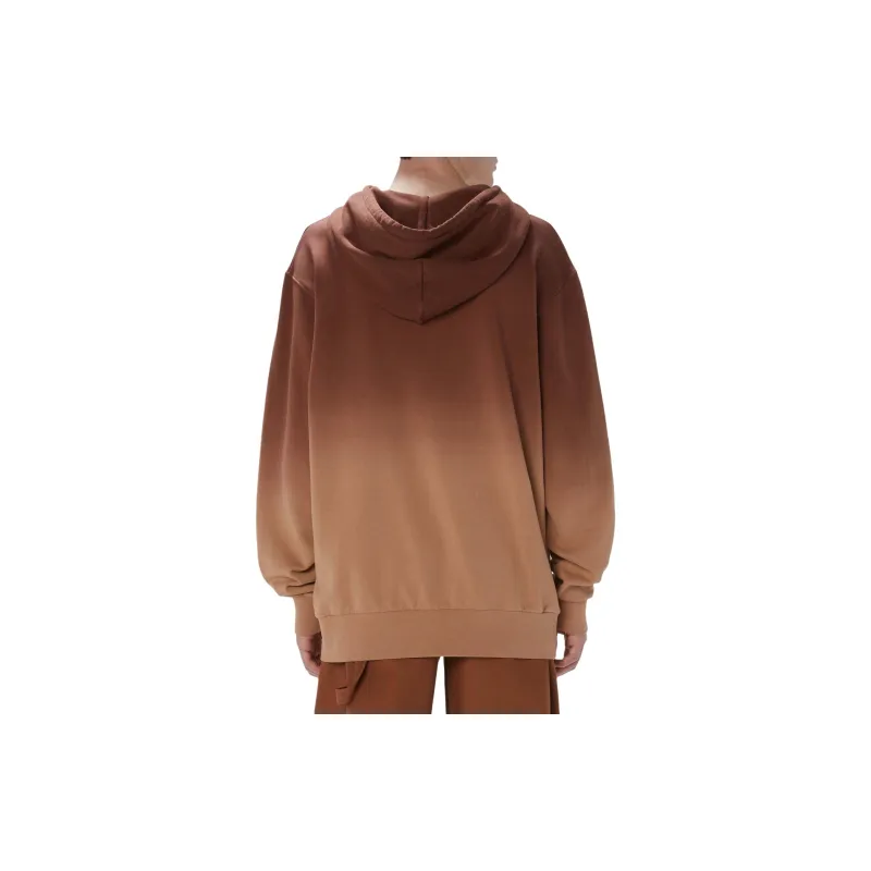 JW Anderson Logo embroidered Gradient effect Hoodie-2