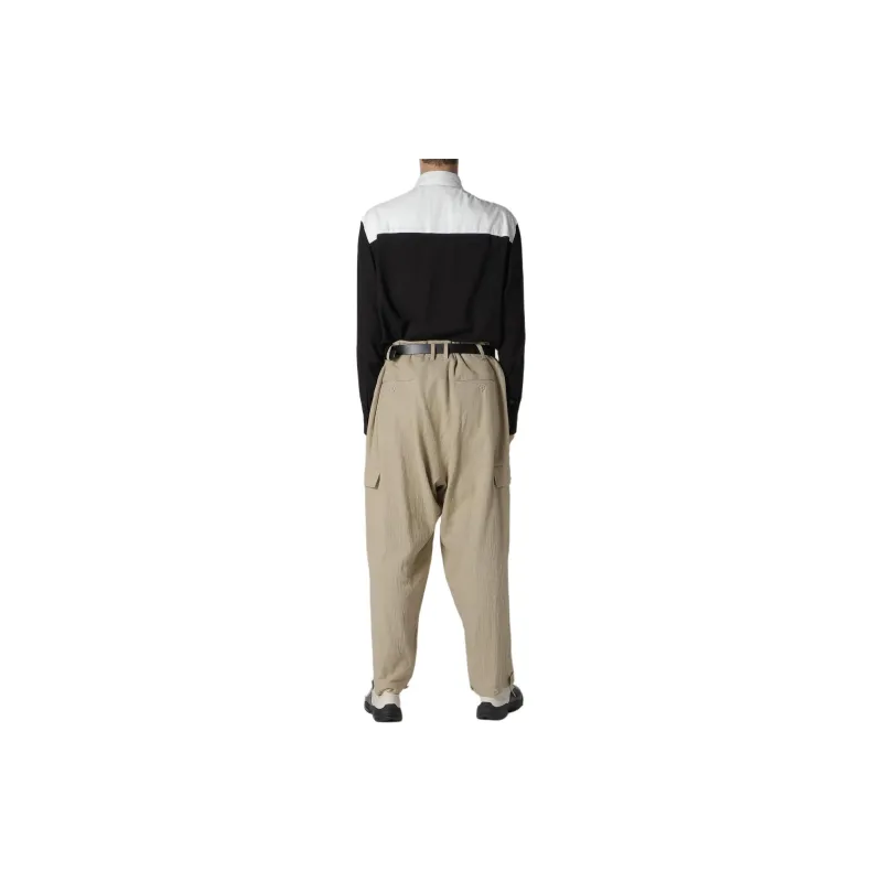 Yohji Yamamoto Y's For Men FW24 Casual Pants Men's Light Umber-3