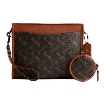 COACH Hitch Leather Shoulder Bag, Crossbody Bag Men's Truffle