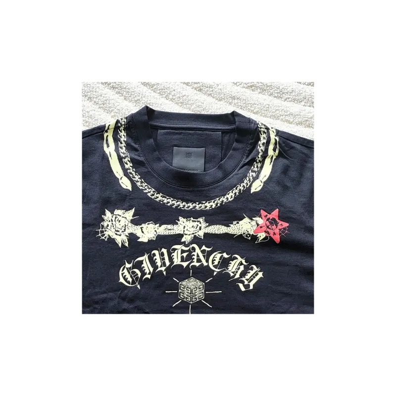 Givenchy Chain Scorpion Cotton T shirt-3