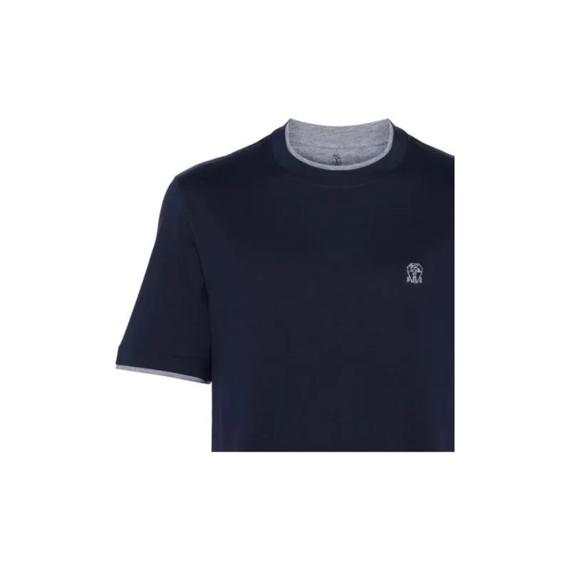 Brunello Cucinelli Layered-Effect Crewneck T-Shirt-4