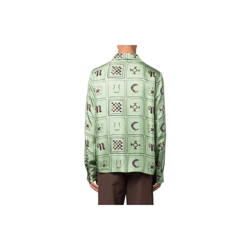 NANUSHKA Shirts Men Green-2