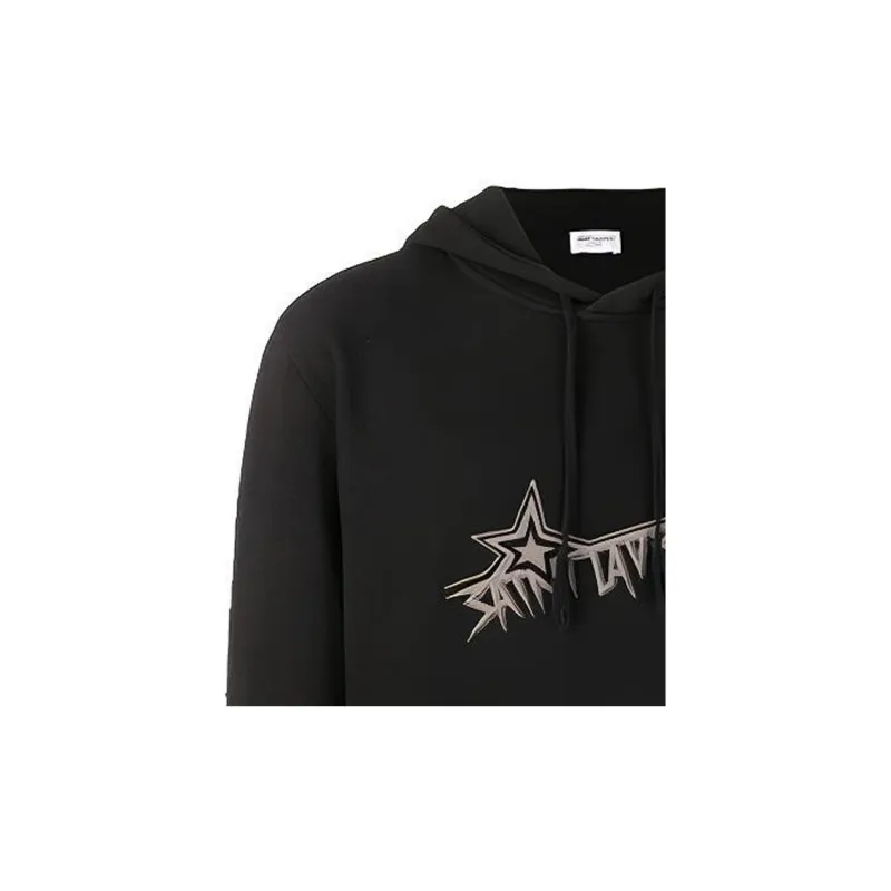 SAINT LAURENT Sweatshirts Men Black-4