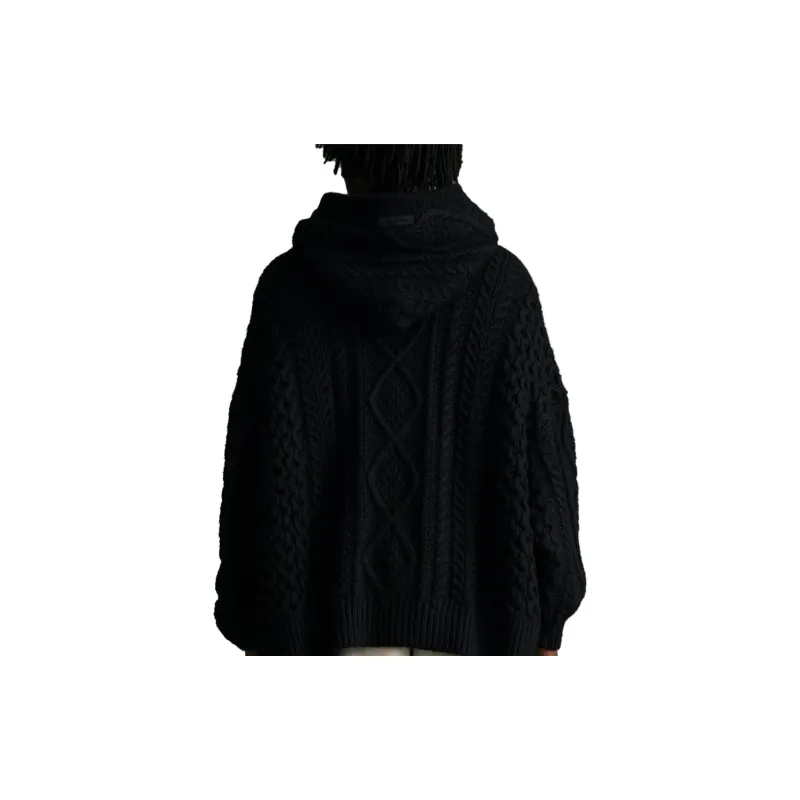 Fear Of God Essentials Cable Knit Hoodie-3